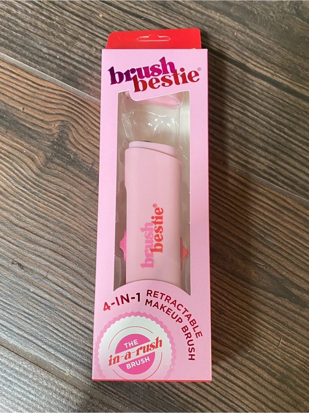 Brush Bestie 4-in-1 Retractable Makeup Brush NWT